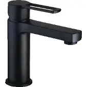 Paffoni Ringo - Mélangeur lavabo, noir mat RIN074NO