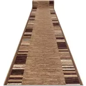 Rugsx TAPIS DE COULOIR antidérapant ADAGIO beige 110x360 cm