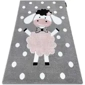 Rugsx Tapis PETIT DOLLY mouton gris 80x150 cm