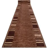 Rugsx TAPIS DE COULOIR antidérapant ADAGIO marron 90x180 cm