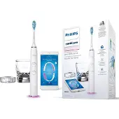 Philips HX9901/03 Sonicare Diamondclean Smart 9100 Brosse à dents sonique électrique, application, blanc