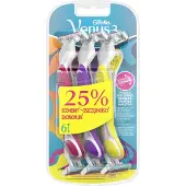 Venus Gillette 3, rasoir pour femmes, jetable, 6 pièces