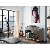 DIAGONE Rangement pour vinyles Florida - chêne Kronberg clair