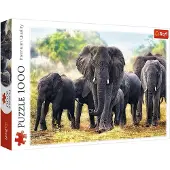 Trefl Puzzle Cubes 1000 Éléphants D'afrique 10442