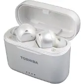 Toshiba RZE-BT1050EW - Écouteurs sans fil avec micro - intra-auriculaire - Bluetooth - Suppresseur de bruit actif - blanc perle