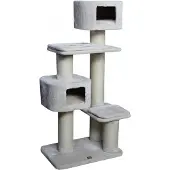 Europet Arbre à chat Bernina Trend Catrock Western Inn, couleur crème