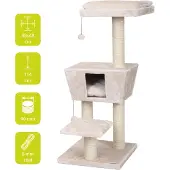 Europet Arbre à chat Bernina Trend New Jersey, couleur crème