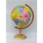 Zachem Globe 320 Polonais, administratif et physique (32 cm)