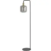 Light & Living Lampadaire - noir - LEKAR - verre métal - lampe en verre coloré - E27 - 1861884 -