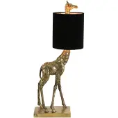 Light & Living - lampe de table - Giraffe - noir - plastique - lampe animalière - E27 - 1855485