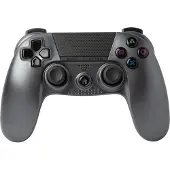 Under Control Manette Bluetooth Dark Silver Avec Prise Casque Pour Ps4