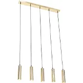 QAZQA Suspension moderne en laiton 5 lumières - Jeana