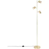 QAZQA Lampadaire moderne en laiton 3 lumières - Jeana