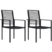 vidaXL Ensemble à manger de jardin 3 pcs