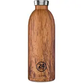 24Bottles Gourdes 'Clima 850 ml' marron / noir / blanc