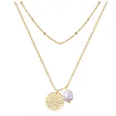 Valero Pearls Chaîne jaune d'or