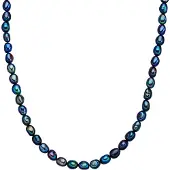Valero Pearls Chaîne bleu marine / turquoise / bleu roi / or