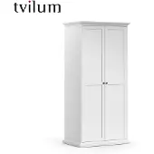 Ebuy24 Armoire 2 portes - Armoire blanche 60,5x200,56h cm