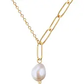 Valero Pearls Chaîne or / blanc perle