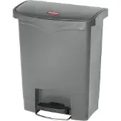 Rubbermaid Step-on Poubelle Slim Jim 30 L Gris