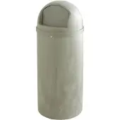 Rubbermaid Poubelle (PE), ignifugée, Poubelle, Beige