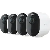 Arlo Ultra 2 Caméra de Sécurité 4K Blanc Lot de 4