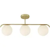Nordlux Plafonnier design Grant laiton 3 lumières