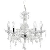 Searchlight Plafonnier, chrome, H 93 cm, MARIE THERESE