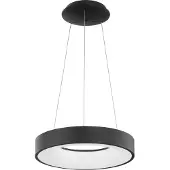 Nova Luce Suspension Rando Thin noir Ø 38cm