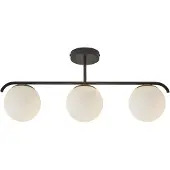 Nordlux Grant - 3 Suspension Longueur 69,3 cm noir 3-flamme sphérique