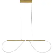Nova Luce Tiriac Lampe suspendue LED Dimmable Gold