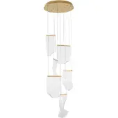 Nova Luce Siderno LED Lampe à suspendre 6 éléments de suspension