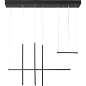 Nova Luce Lampe LED suspendue "ELETTRA" 20W 830 (blanc chaud) noir