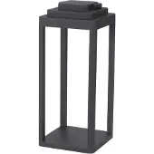 Nova Luce Lampe de table élégante Figi anthracite 35cm