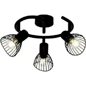 Brilliant Spirale, 3 flammes Elhi noir IP20 E14 40 Watt dimmable g. f. Lampe goutte d'eau