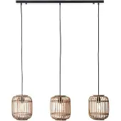 Brilliant Lampe suspendue salle à manger Woodrow noir