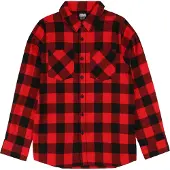 Urban Classics Chemise rouge / noir