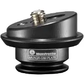 Manfrotto Mvaqr-gim-plate Quick Release System Argenté
