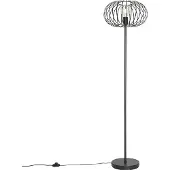QAZQA Lampadaire design noir - Johanna