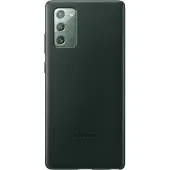 Samsung Galaxy Note 20 Back Cover Cuir Vert