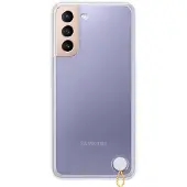 Samsung Galaxy S21 Clear Protective Back Cover Blanc