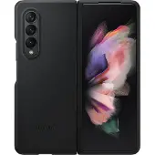 Samsung Galaxy Z Fold 3 Back Cover Cuir Noir