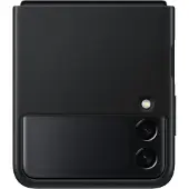 Samsung Galaxy Z Flip 3 Back Cover Cuir Noir