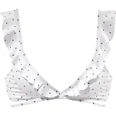 LASCANA Hauts de bikini 'Sparkle' marine / blanc