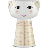 Bjørn Wiinblad Eva-h15 Cm Ceramic Vase Blanc