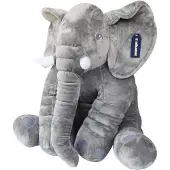 Mikamax Peluche, éléphant - Gris - 60 cm
