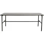 Nordal Table à manger Sesdia - noir brillant