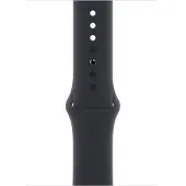 Apple Watch 42/44/45 mm Silicone Bracelet Sport Minuit