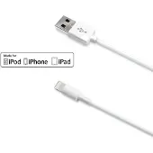 Celly Ultra Slim Usb To Lightning Usb Cable Blanc