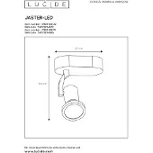 Lucide Éclairage de plafond Jaster-Led Noir